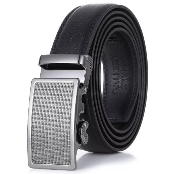 Men's Beveled Plaque Leather Ratchet Belt 3 out of 5 stars with 1 reviews 1
