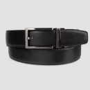 Men's Adjustable Track lock Dress Belt - Black