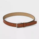Men's Tonal Stitched Edge Dress Belt