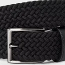 Men's Stretch Fabric Braided Fully Adjustable Web Belt